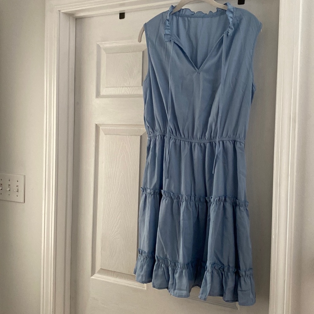 Cupshe blue dress size L. NWT